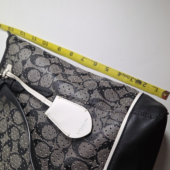 Coach Peyton Perforated PVC Zip Top Tote - Picture 6 of 10